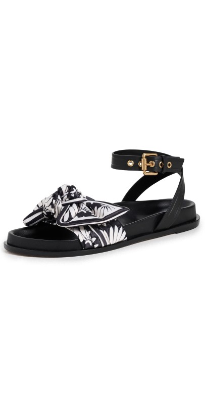 FARM Rio Copacabana Scarf Flat Sandals Copacabana