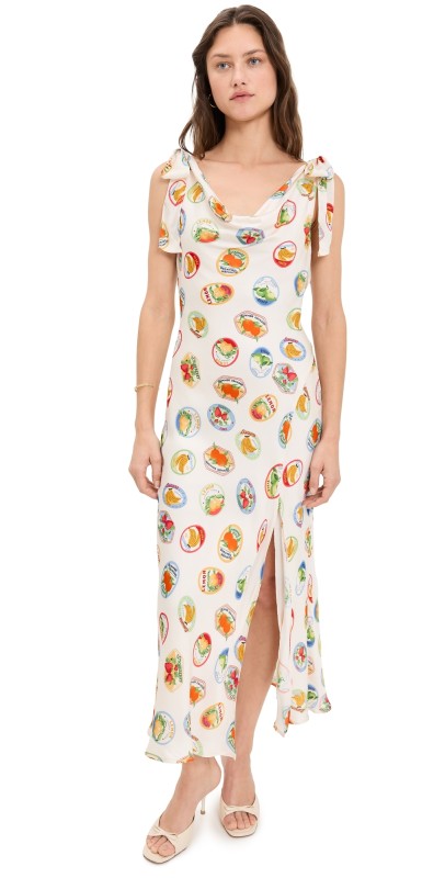ASTR the Label Allexina Dress Ivory Fruit Cocktail