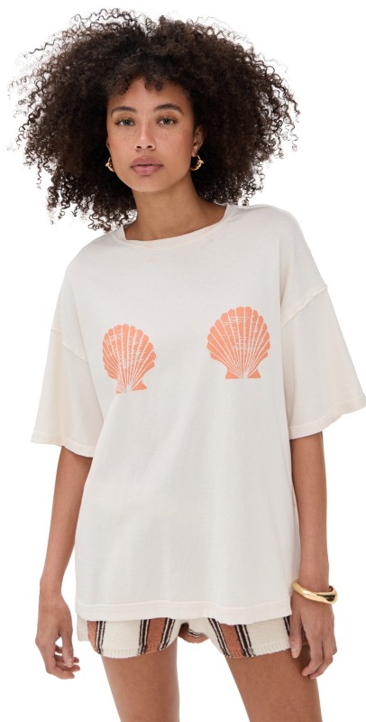 Free People Shell Tee Ivory