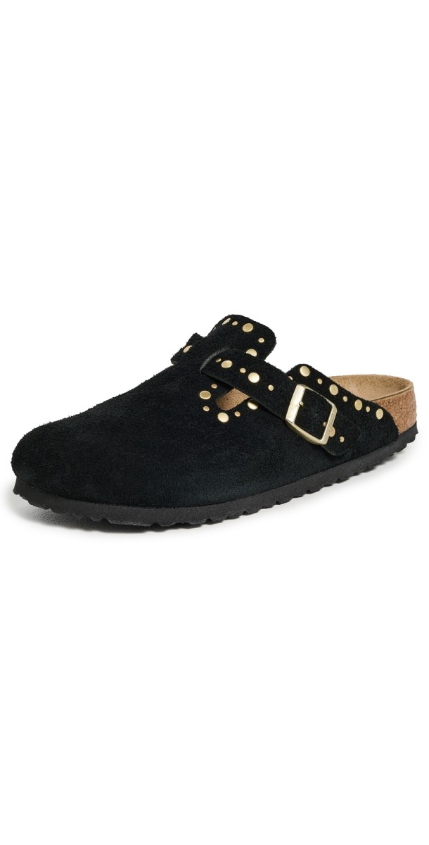 Birkenstock Boston Rivet Sandals Black