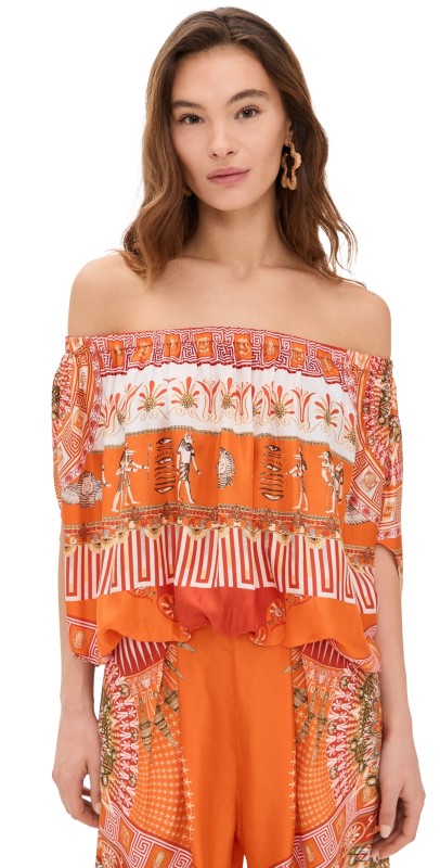 Camilla Off Shoulder Elastic Top The Obelisk Gate