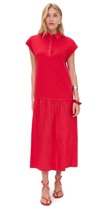 Never Fully Dressed Red Darcy Dress Red