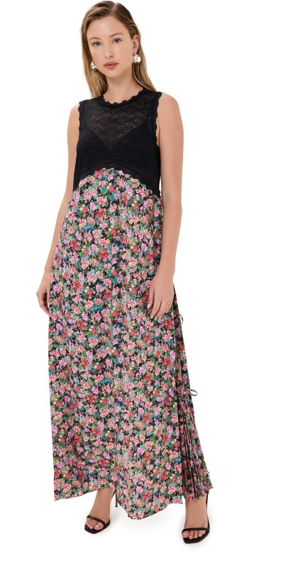 Kika Vargas Phoebe Dress Green Garden