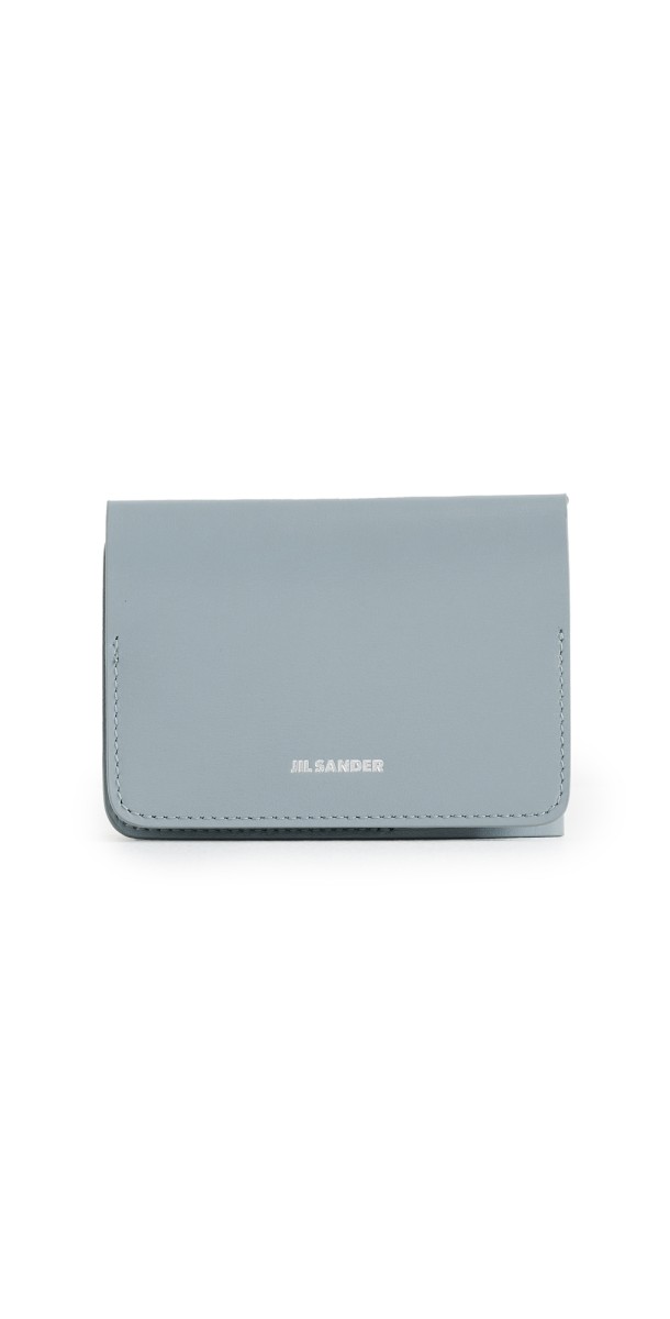Jil Sander Folded Card Holder Steel