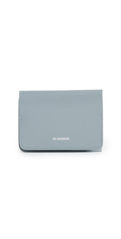 Jil Sander Folded Card Holder Steel
