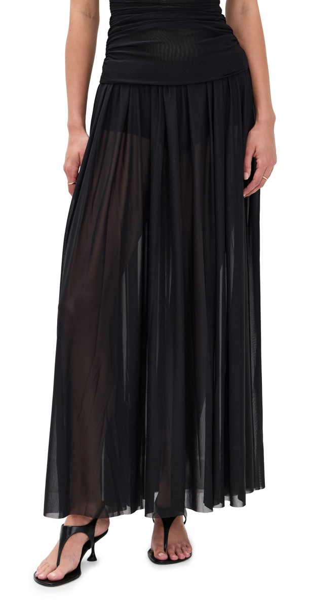 Bec + Bridge Camille Maxi Skirt Black
