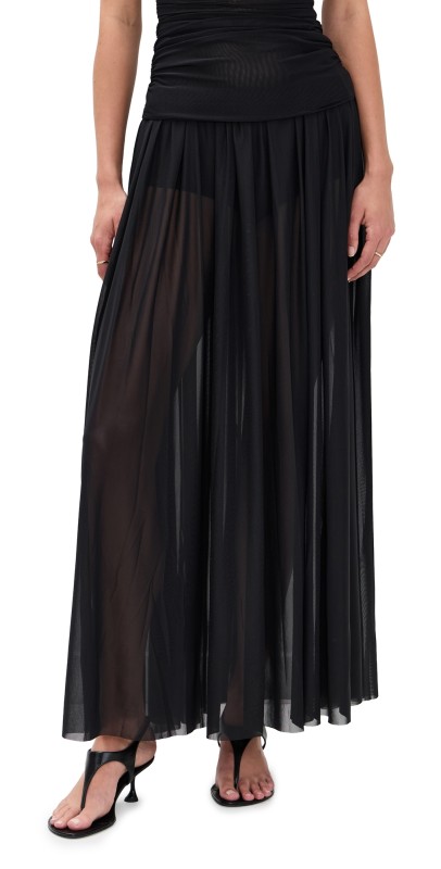 Bec + Bridge Camille Maxi Skirt Black