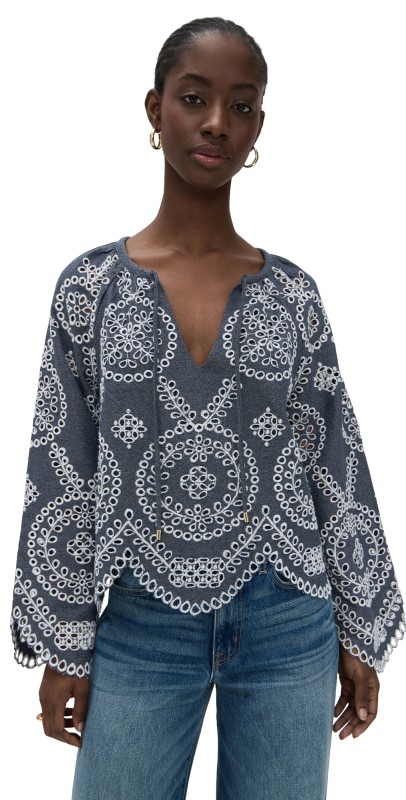 Cleobella Citali Blouse Chambray