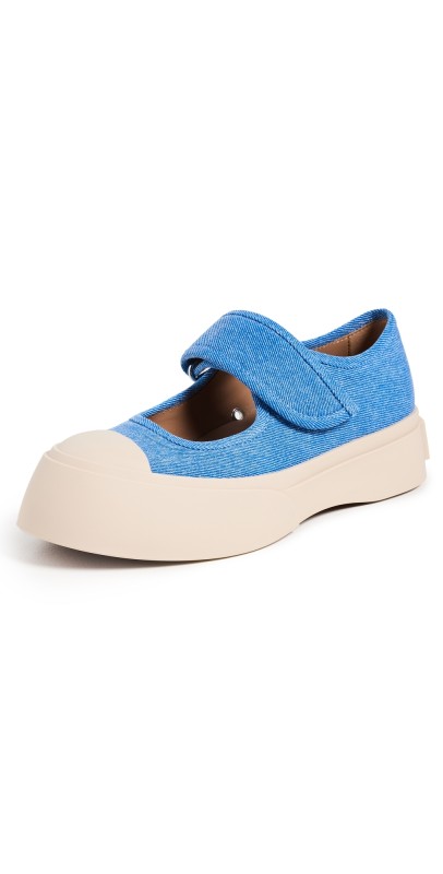 Marni Mary Jane Shoes Light Blue