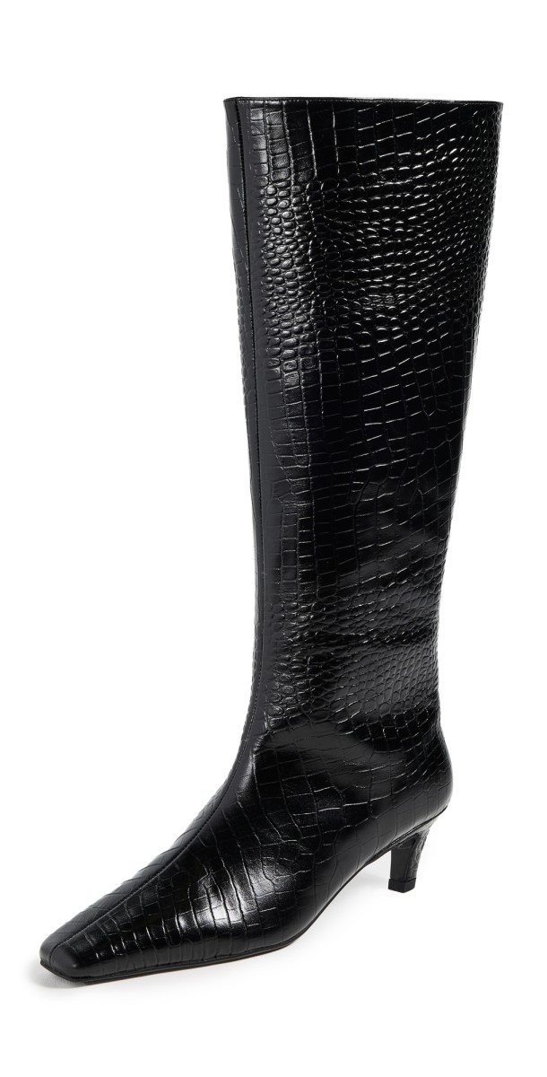 Tony Bianco Evysa Boots Black Croc
