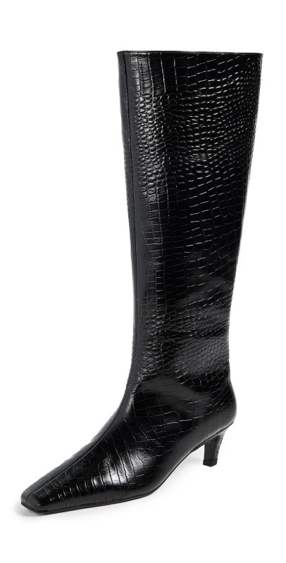 Tony Bianco Evysa Boots Black Croc