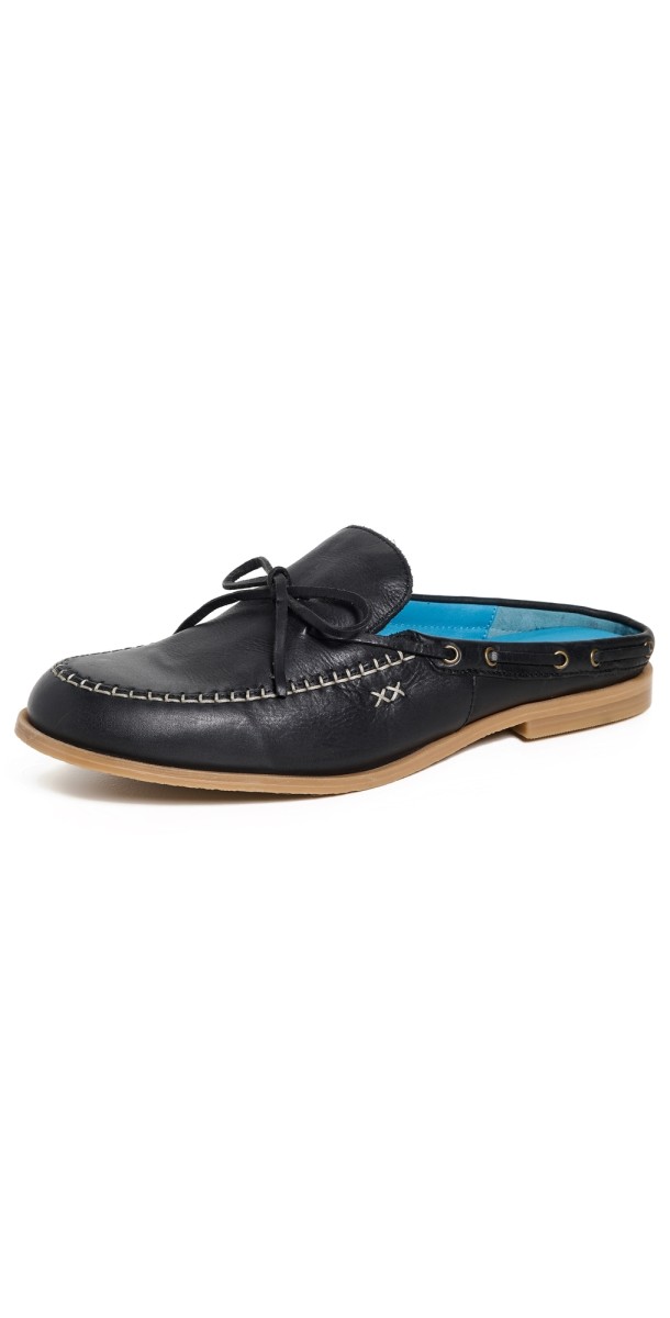 Free People Seas The Day Mules Black