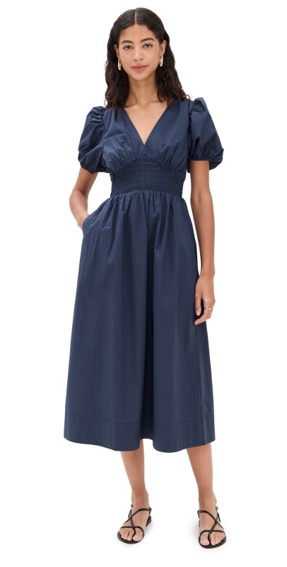 Birds of Paradis Sonia Dress Navy