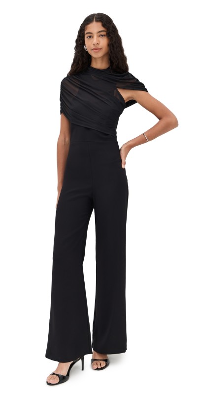 Amanda Uprichard Evianna Jumpsuit Black