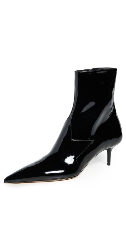 Coperni Patent Star Cut Out Low Boots Black