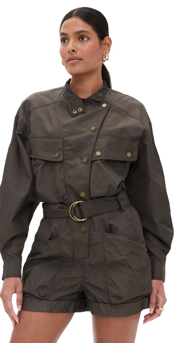 Ronny Kobo Mildred Romper Military