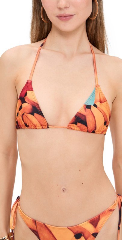 Donde Esteban Bananas Bikini Top Multi