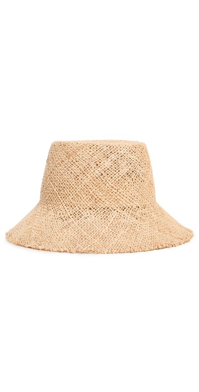 Lack Of Color Reef Bucket Fray Hat Natural