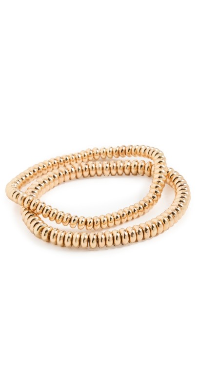BaubleBar Natalia Bracelet Set of 2 Gold