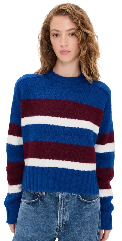 Pistola Adina Sweater Azure Claret Stripe