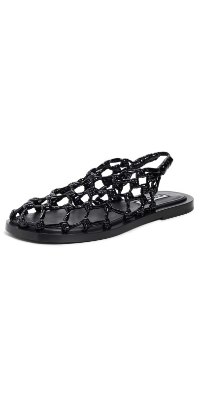 Jil Sander Sling Back Flats Black