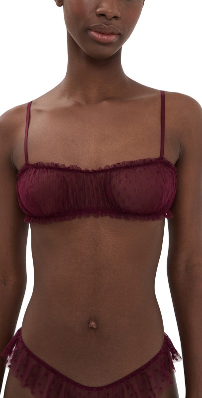 Only Hearts Joey Bralette Blackberry