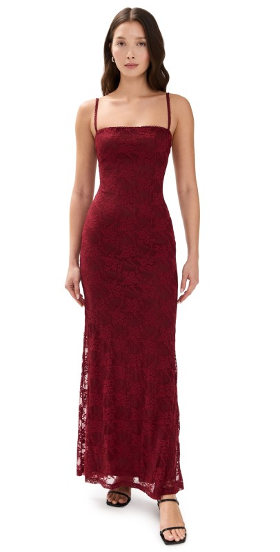 NIA Vetiver Dress Merlot
