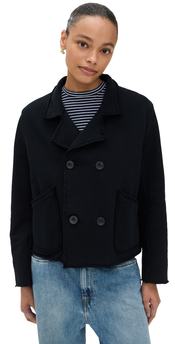 Frank & Eileen Mini Belfast Crop Peacoat British Royal Navy