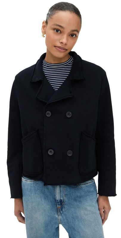 Frank & Eileen Mini Belfast Crop Peacoat British Royal Navy
