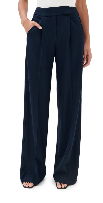Veronica Beard Marbeau Pants Navy