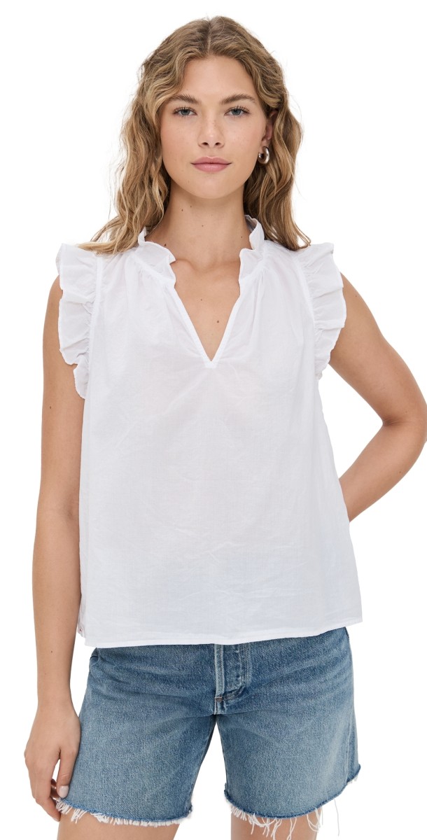 XIRENA Bex Top White