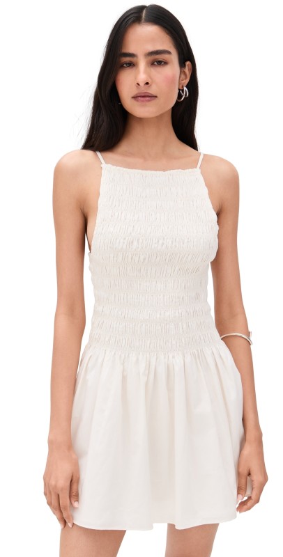 FAITHFULL Myah Mini Dress White
