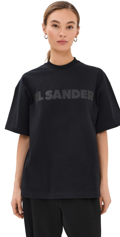 Jil Sander Crew Neck Short Sleeve Tee Black