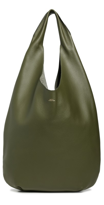 A. P.C. Le Neige Hobo Bag Jad Dark Khak