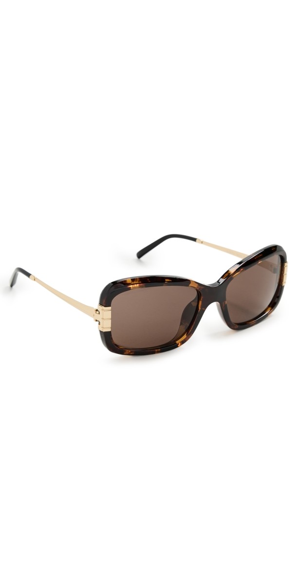 Tory Burch Square Sunglasses Tortois
