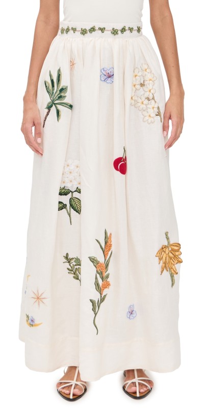 Agua by Agua Bendita Tangelo Wild Skirt Multicolor