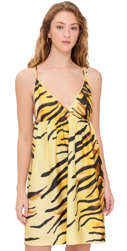 Nanushka Ceil Dress Tiger