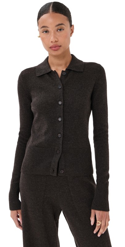 Le Kasha Cashmere Fraga Cardigan Chocolat