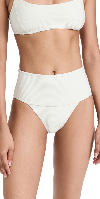 LSPACE Desi Classic Bikini Bottoms Cream