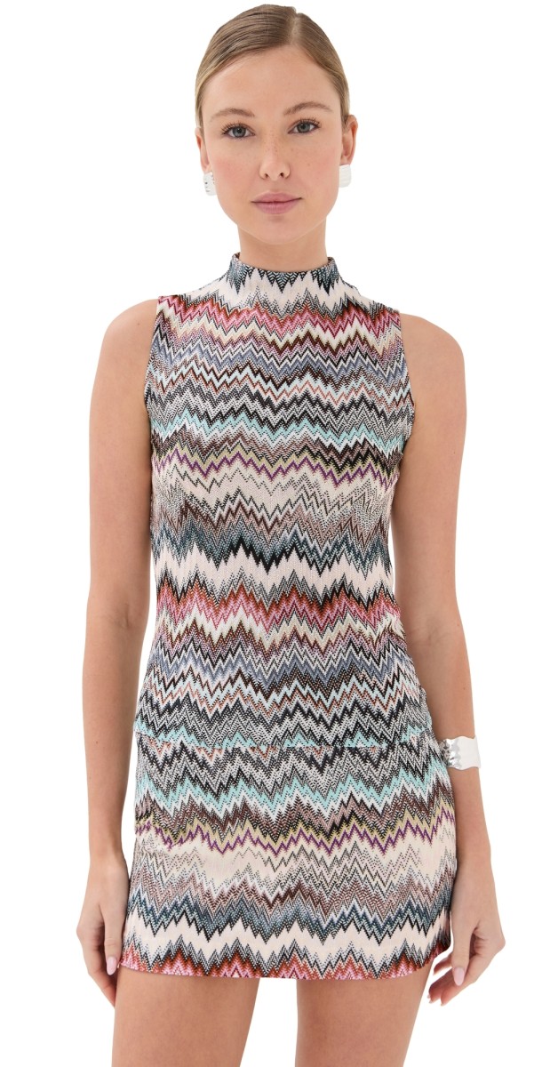 Missoni Top Multi White/Light Blue/Brown