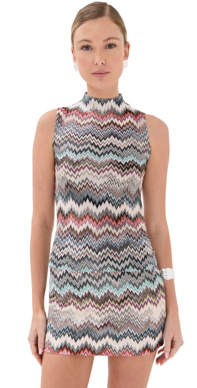 Missoni Top Multi White/Light Blue/Brown