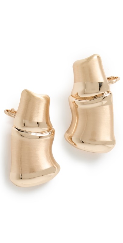 Cult Gaia Bambina Earrings Brushed Brass
