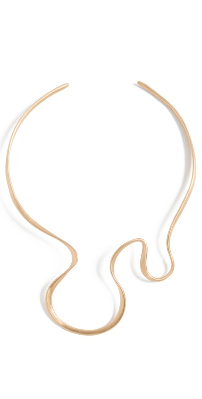 Cult Gaia Suni Choker Brushed Brass