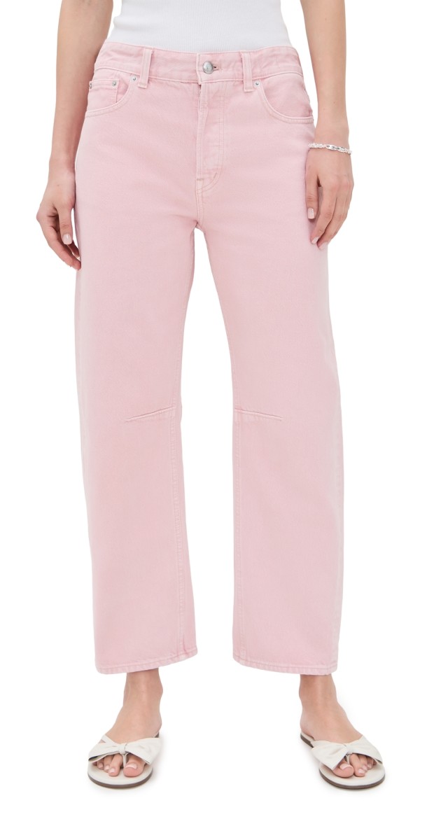 Madewell 5 Pocket Darted Barrel Leg Jeans Subtle Blossom