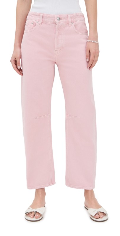 Madewell 5 Pocket Darted Barrel Leg Jeans Subtle Blossom