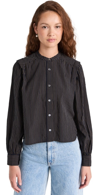 Isabel Marant Étoile Susan Blouse Black Midnight