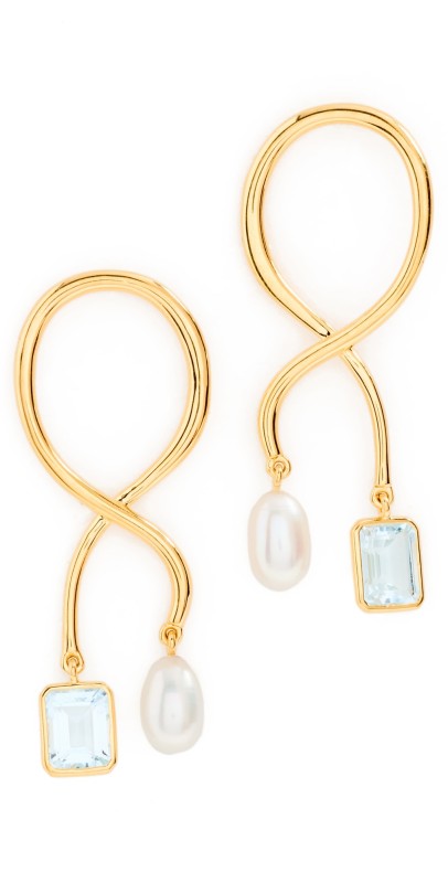 Lizzie Fortunato Etienne Earrings Gold