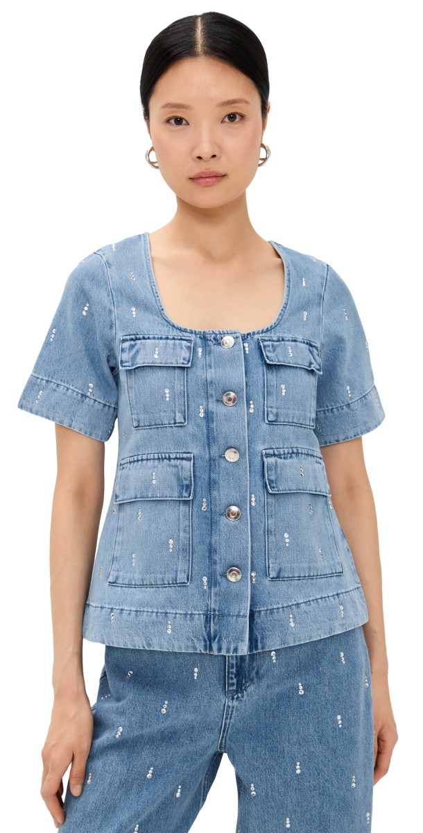 ALIGNE Chico Diamante Top Light Wash