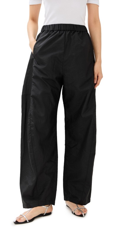 Tibi Crispy Nylon Winslow Pant Black