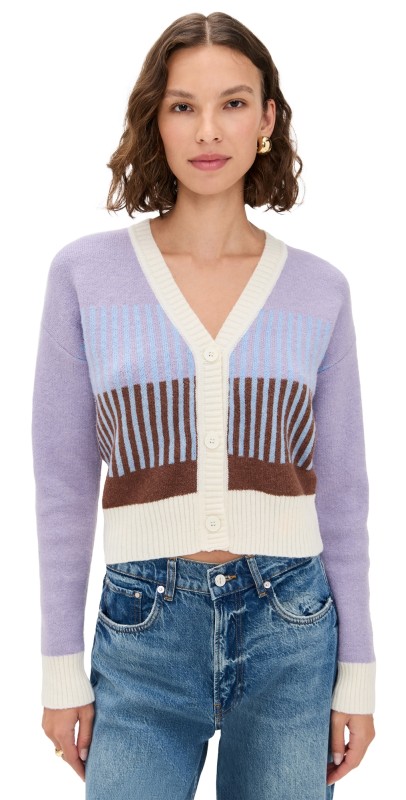 MINKPINK Linden Cardi Multi-Stripe